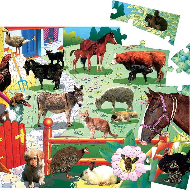 Rompecabezas de piso Barnyard Life para venta al por mayor de Small World Toys