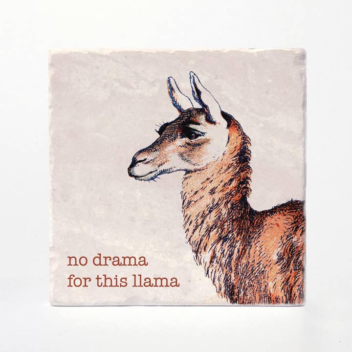 No Drama Llama Coasters for wholesale by Versatile Coasters