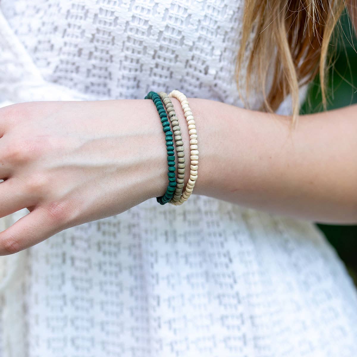 Anju Jewelry - Vendita all'ingrosso Bracciale con perline - Confezione di Braccialetti Elasticizzati con Toni Prismati - Senza Espositore5