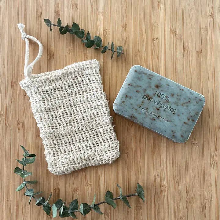 Sac économiseur de savon en sisal pour la vente par The Soap Shed