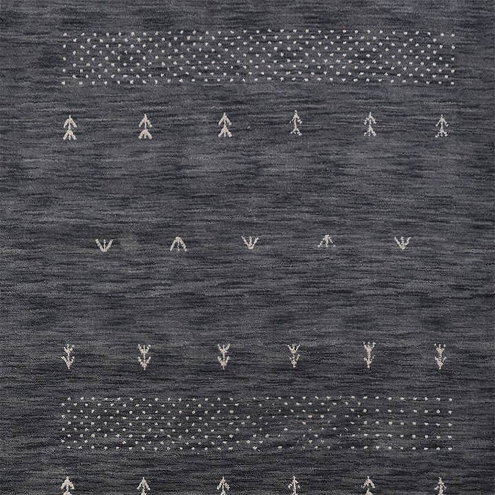 Get My Rugs - Wholesale Area Rug - Hand Knotted Loom Area Rug Charcoal L005153