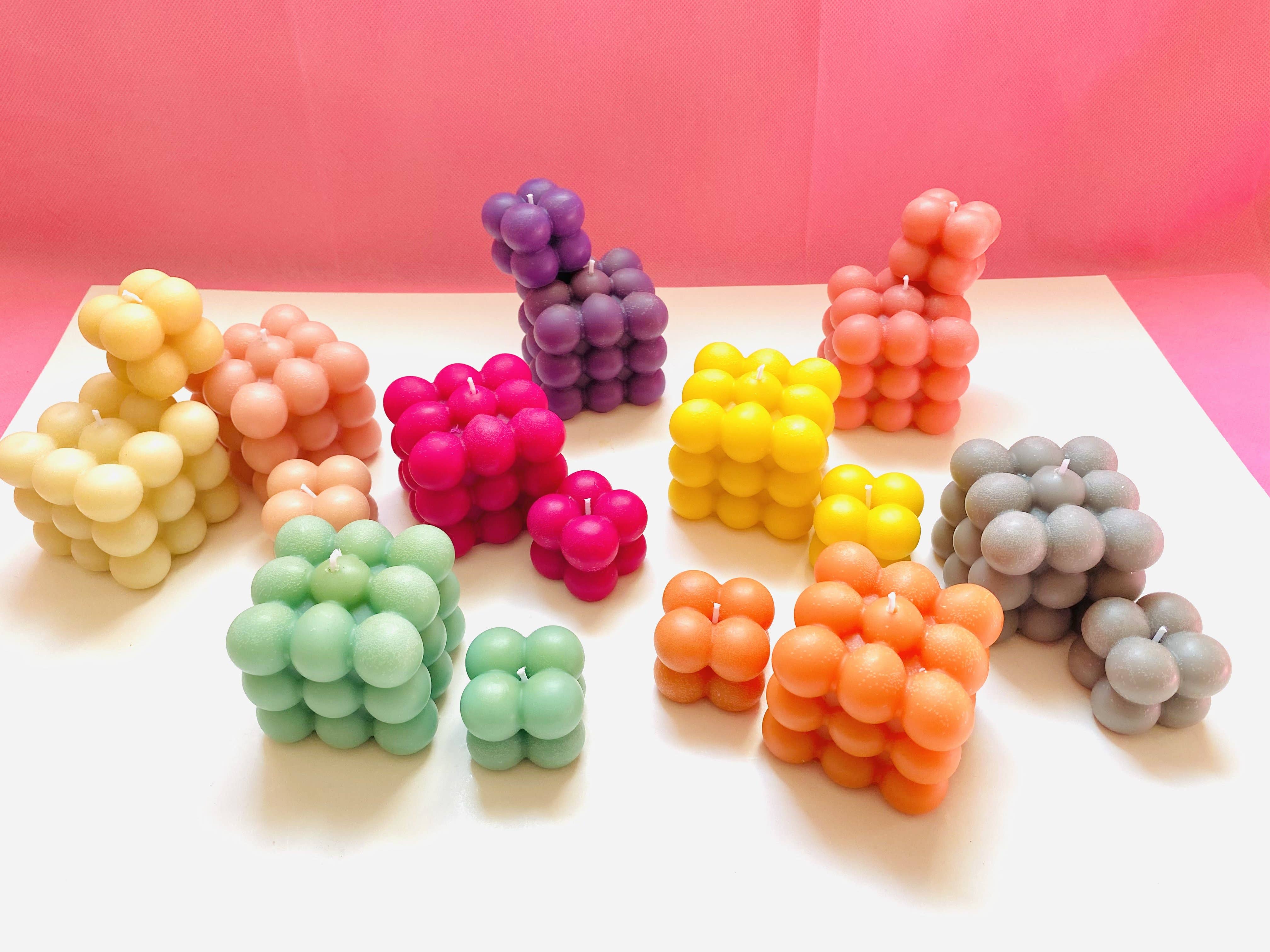 Maple + Love - Wholesale Novelty Candle - Colourful Bubble Beeswax Candle7