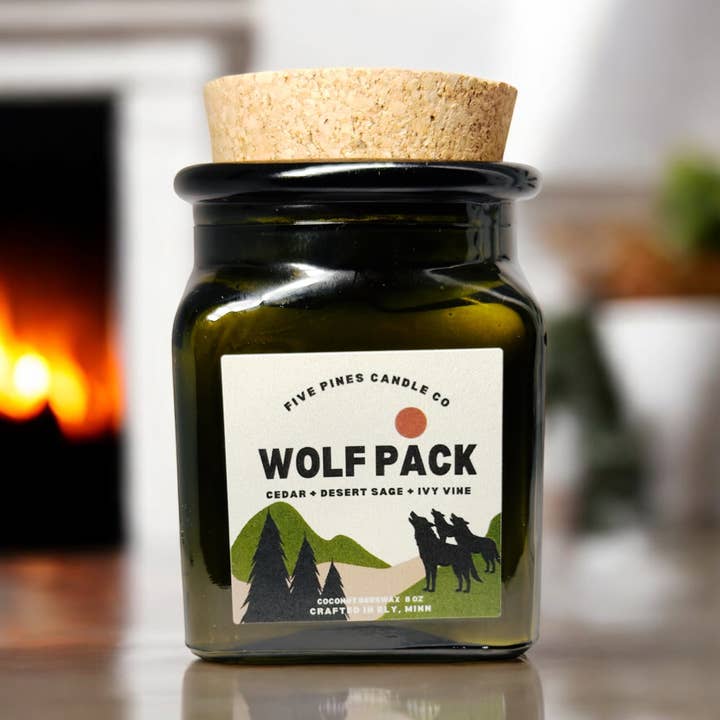 Wolf Pack for wholesale by Five Pines Candle Co