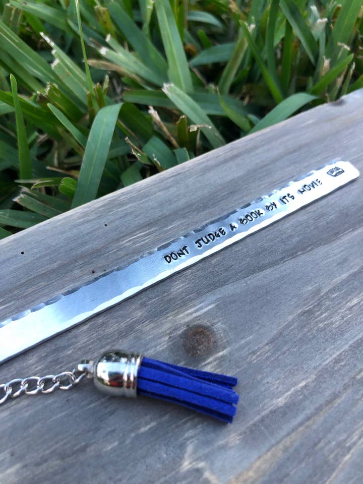 “Don’t Judge A Book…” Bookmark for wholesale by The Imprint Duo