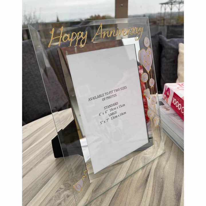 Dreamair Ltd - Vente Cadres photos - Cadre photo/photo pour le 60e anniversaire de mariage en diamant