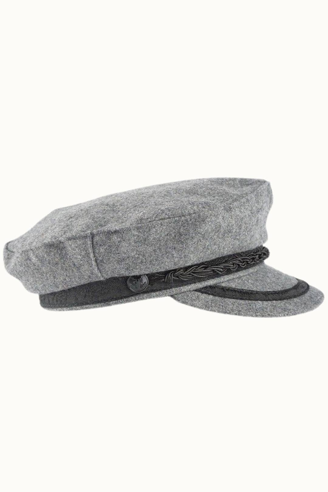 Olive & Pique - Vente Casquette gavroche – unisexe - Chapeau de marin grec en feutre de laine avec garniture en ruban2