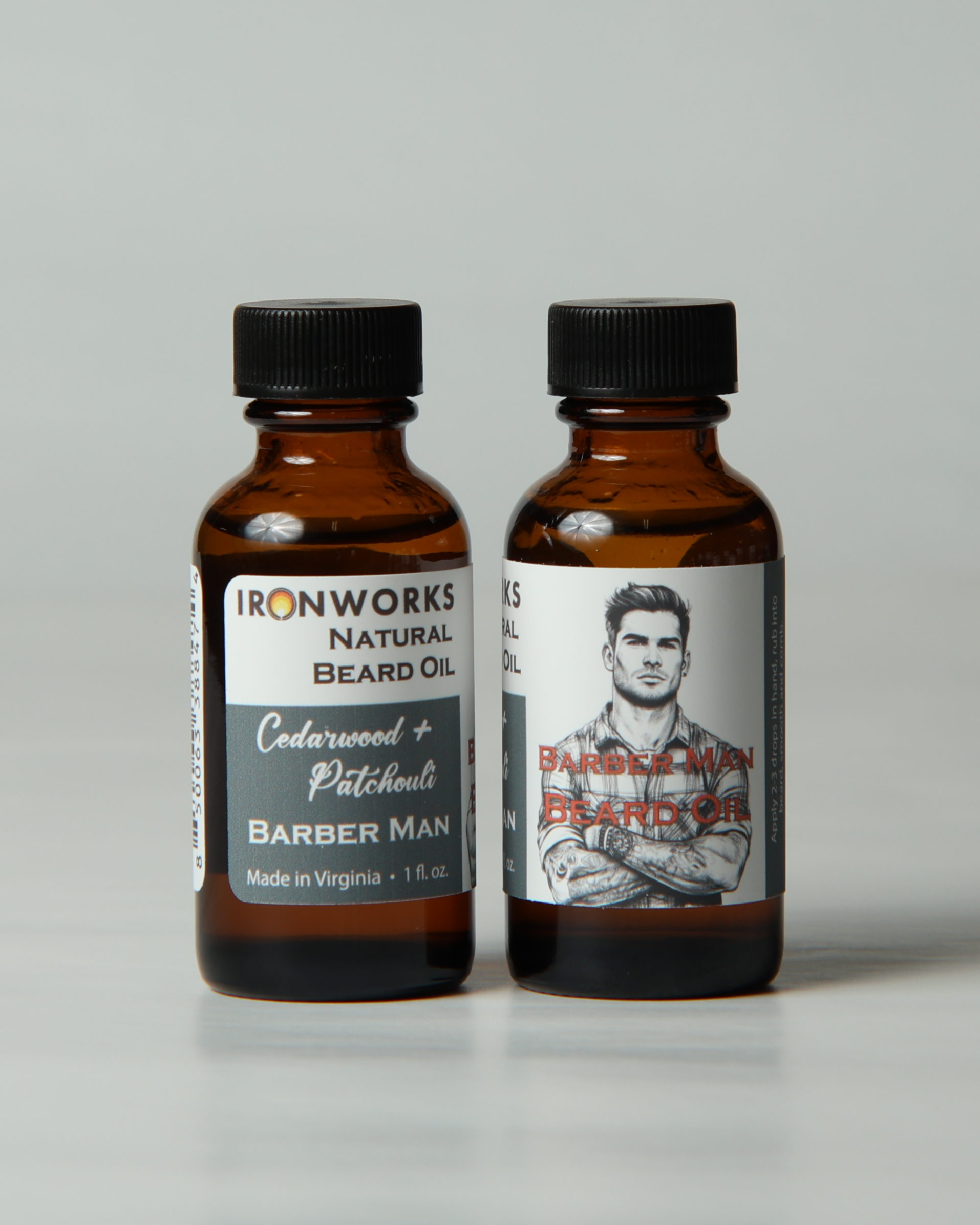 IRONWORKS Soap Company - Wholesale Beard Styling Product - Beard Oil Barber Man4