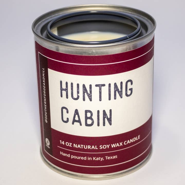 Hunting Cabin Soy Candle for wholesale by Southern Forge and Mill
