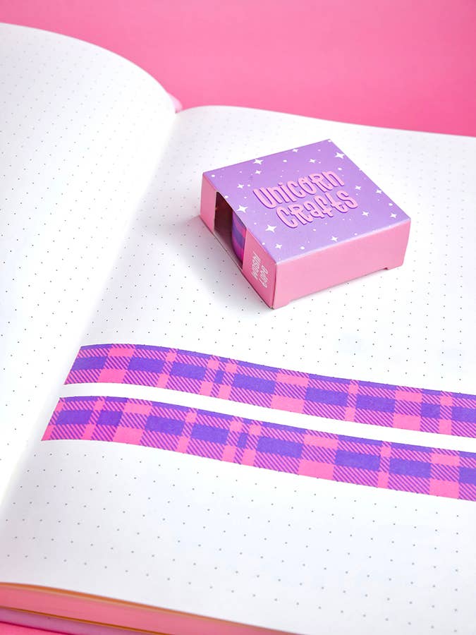 Paars/roze washitape voor wholesale door Unicorn Crafts