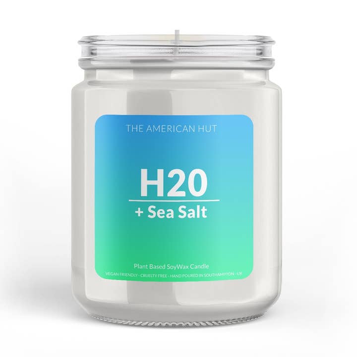 H20 + Sal Marina - Vela en Tarro para venta al por mayor de The American Hut