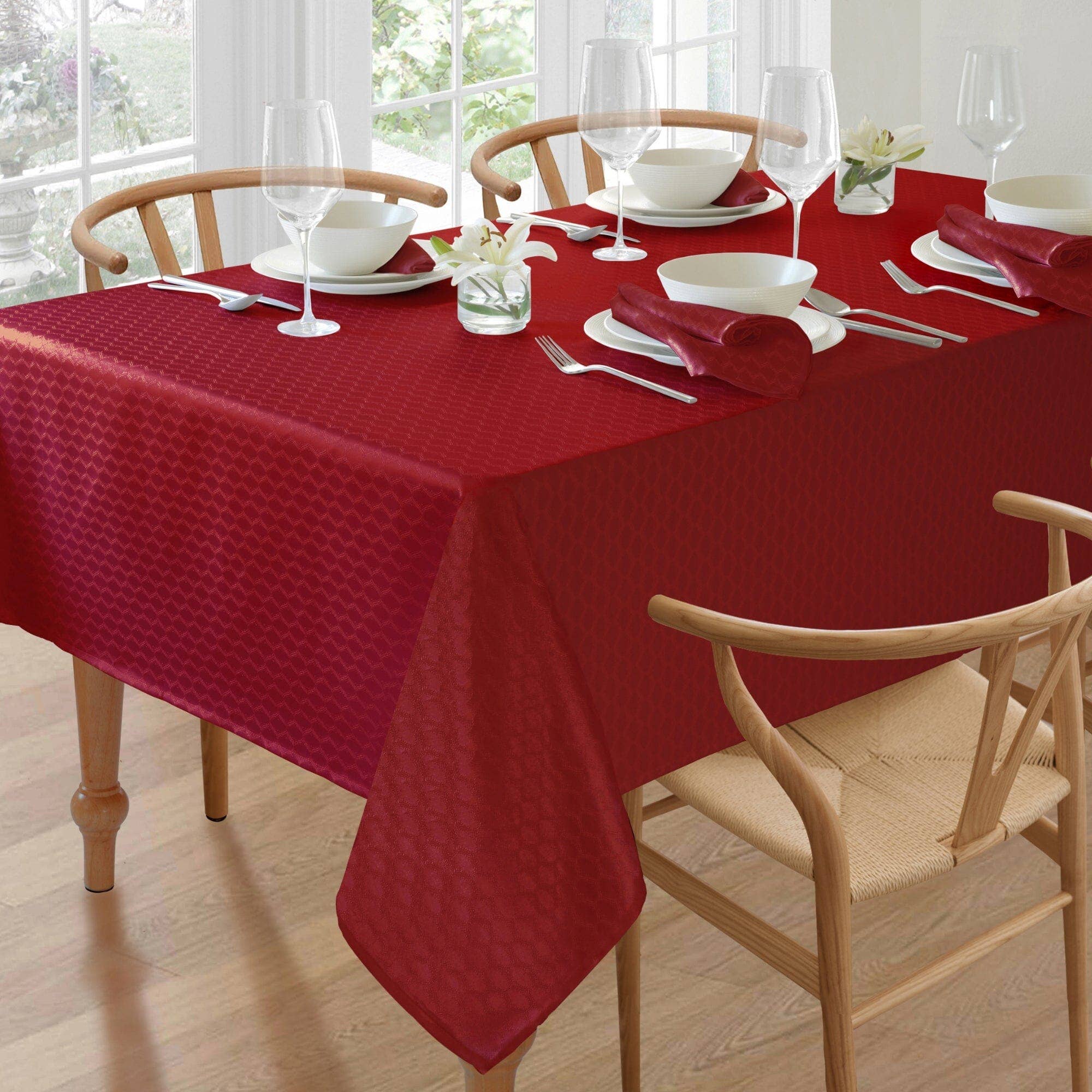 Threadmade Home - Wholesale Tablecloth - Lenox Olivia Tablecloth6