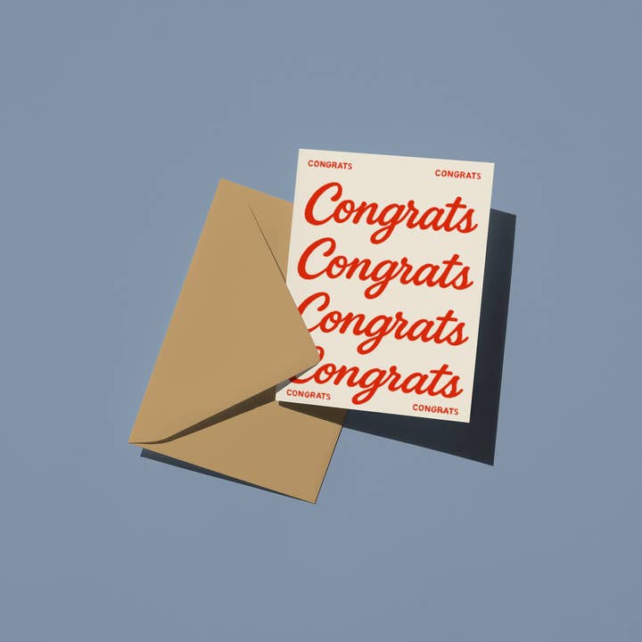 Soko Says - Wholesale Congratulations Card - Congrats a Thousand Times Card1
