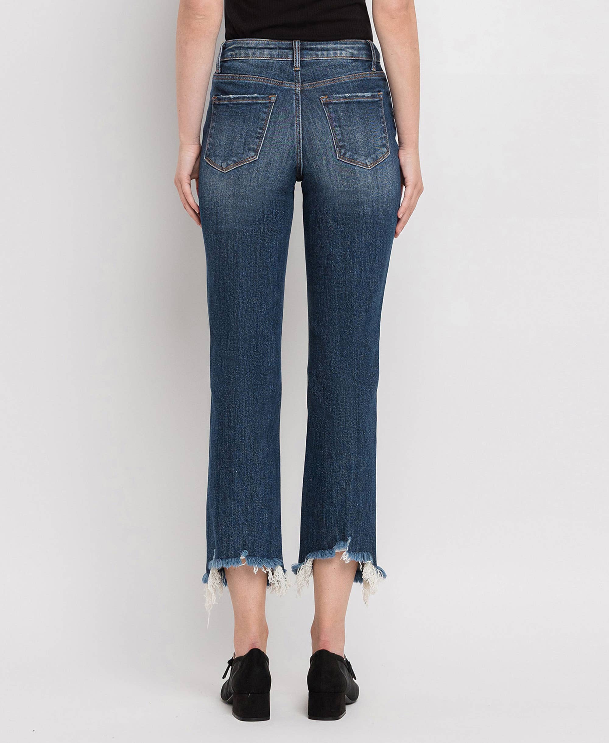 Suffice HIGH RISE CROP STRAIGHT JEANS LV1008 for wholesale on Faire1