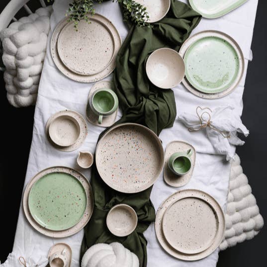 Egg Back Home - Vente Assiette - Assiette de dîner Party blanche 27 cm3