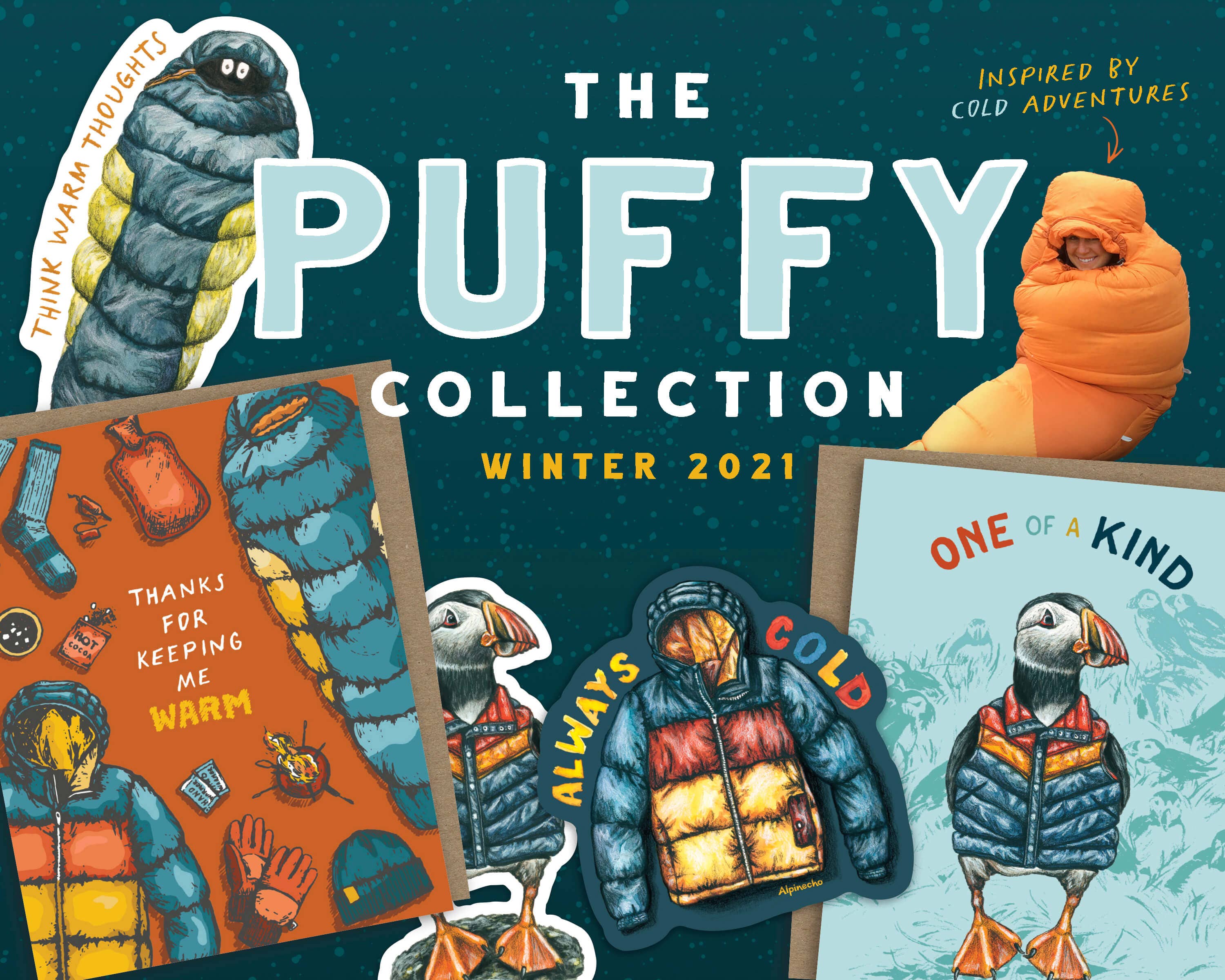 Alpinecho - Wholesale Sticker - Always Cold Sticker8