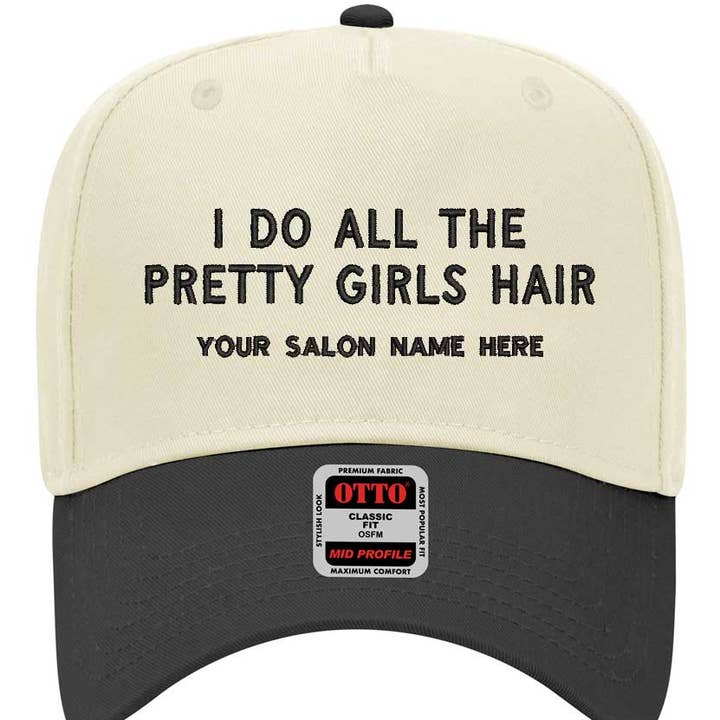I Do All The Pretty Girls Hair Custom Embroidered Hat and other Purchase Wholesale custom hair accessories. Free Returns & Net 60 Terms on Faire trending on Faire.