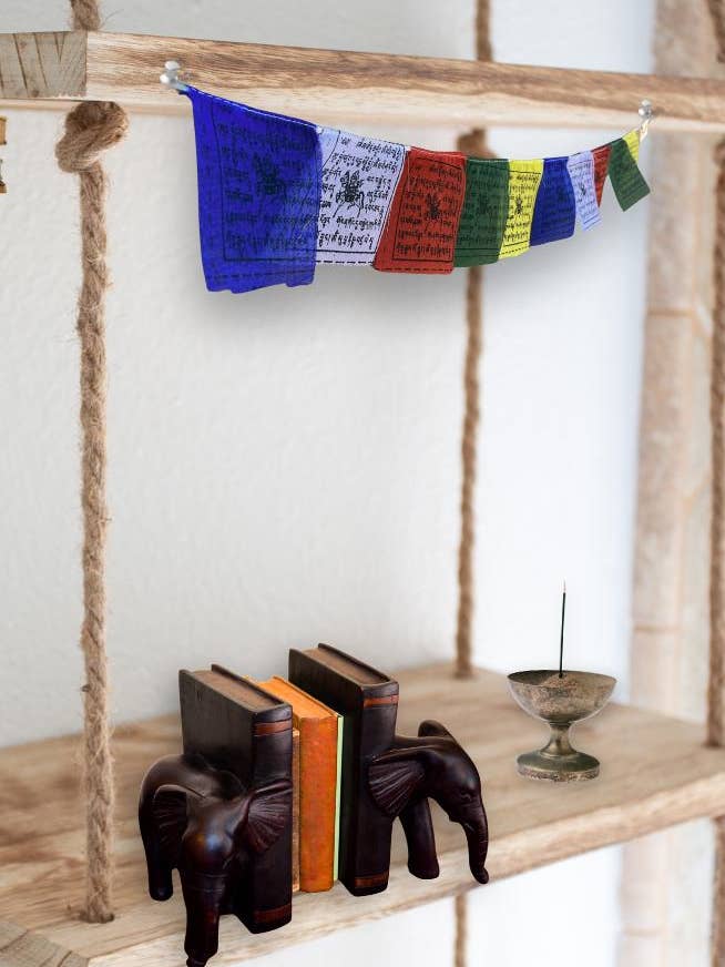 Prayer Flag Pack of 5- Tiny for wholesale by Ganesh Himal Trading