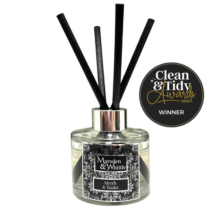 Myrrh & Tonka Reed Diffuser for wholesale by Marsden & Whittle