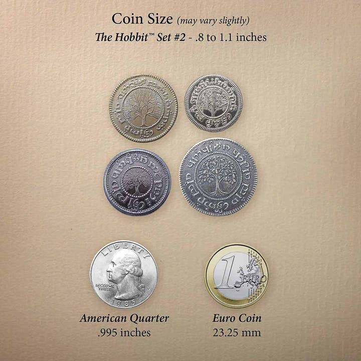 Shire Post Mint - Wholesale Keepsake Coin/Token - The Hobbit™ Set #2 - The Shire™ Deluxe Set of Four Coins - S2