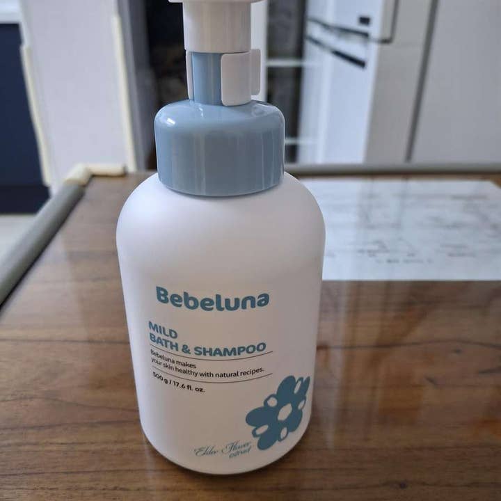 BEBELUNA - Wholesale Hair Shampoo - BEBELUNA, Mild Shampoo, Daily Use, 17.6 oz(500g), 98% Natural Ingredients for Infants, Baby, Kids, Adults- All in One24