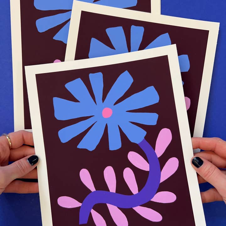 Stampa giclée Dancing Blues per la vendita all'ingrosso da parte di Rare Press