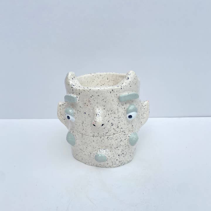 PonkyWots – wholesale Plant pot – 'Speckled' Devil Pot1