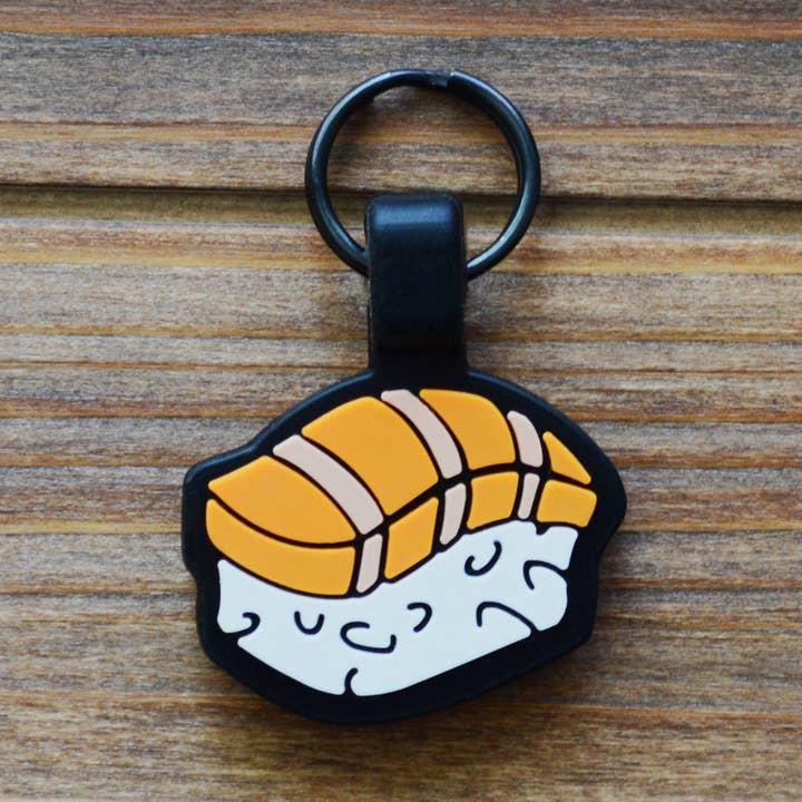 Besties Pets - Wholesale Pet Identification Tag - Cat - Sushi Silicone Cat ID Tag0
