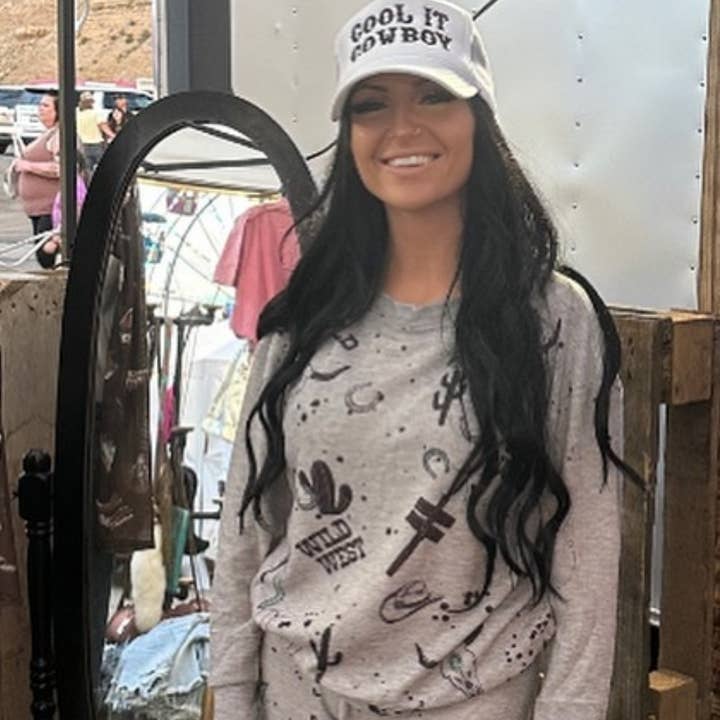 Cool it cowboy embroidered Cowgirl summer hat Trucker cap for wholesale by The Candy Collections