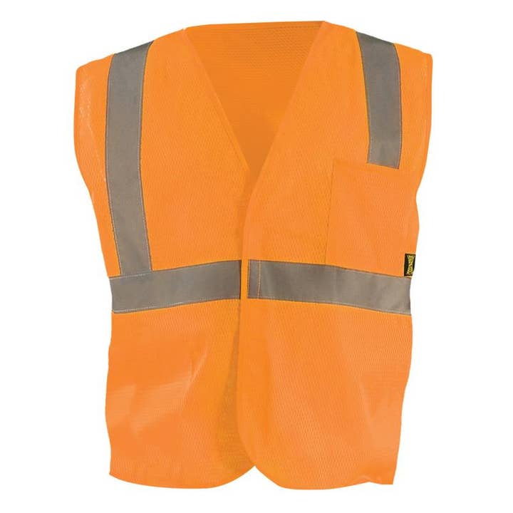 Gilet de sécurité standard en maille haute visibilité, classe 2 pour la vente par Hyperkewl / Miracool Occunomix