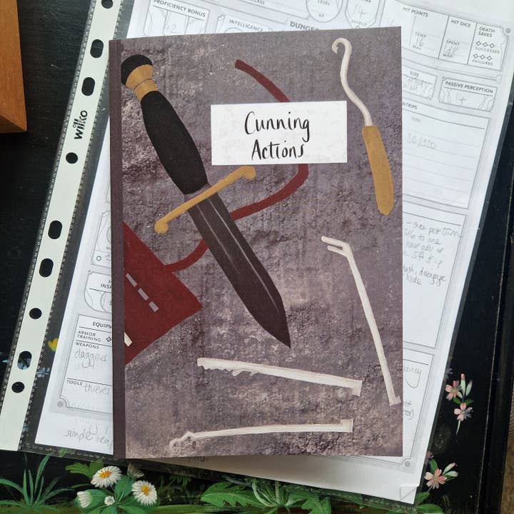 Cunning Actions Notebook for wholesale by Duck Egg Designs