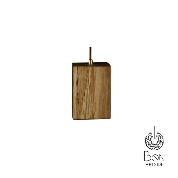 Ben Artside - Venta al por mayor Lámparas decorativas/de escritorio - Lámpara de origami motivos de follaje marrón