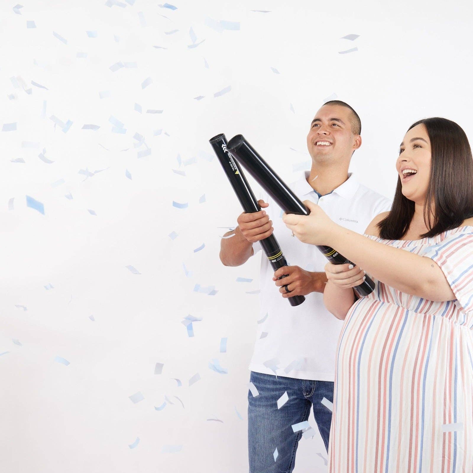 Ultimate Confetti - Wholesale Party Popper - 'It's a Boy!' Gender Reveal Confetti Cannon (2 Pack)5
