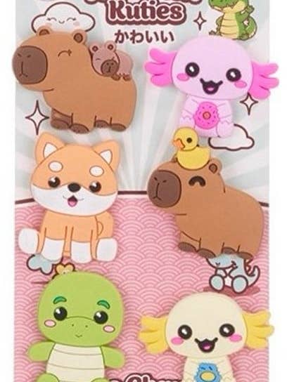 KIDDY-MOOV - Wholesale Shoe Accessories - Kids & Baby - Set of 6 Kawaii Kuties shoe charms5