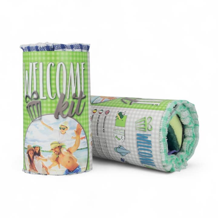 pirotta srl - Venta al por mayor Paño de limpieza - Kit de bienvenida para camping F070