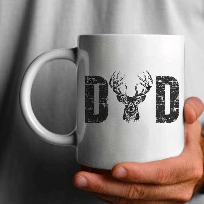 Dad Hunting Buck Father's Day 11 oz Coffee Mug for wholesale by Sister Ray
