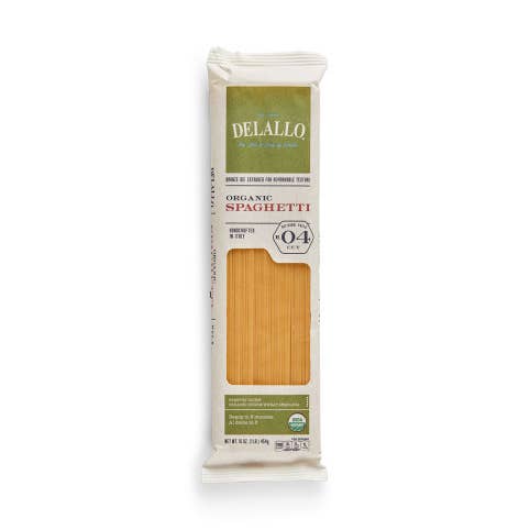 Organic Spaghetti for wholesale by Delallo