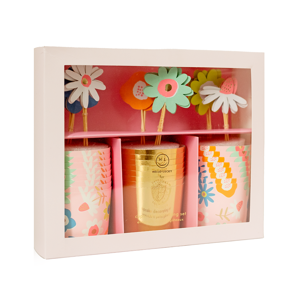Jollity & Co. + Daydream Society - Wholesale Cake/Cupcake Topper - Flora Cupcake Decorating Set2