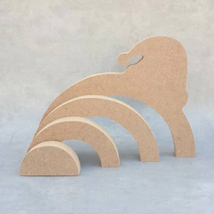 Père Noël Stacker Mdf pour la vente par ML Creations