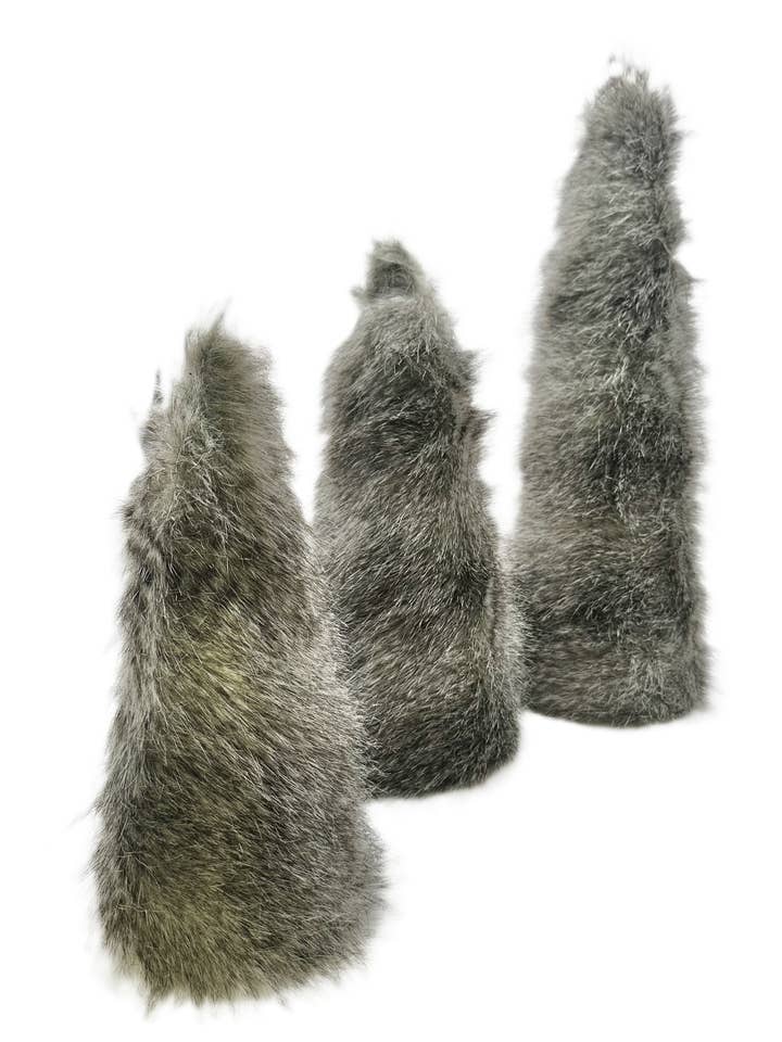 Árvore de Pêlo Falso - Média, Pêlo de Raposa Cinzenta por atacado de Sherri's Designs