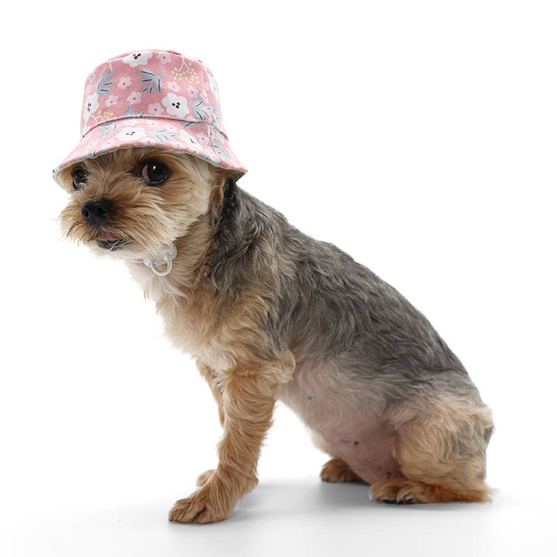 Dogo Pet - Wholesale Pet Hat - Dog - Bucket Hat Sweet Floral5
