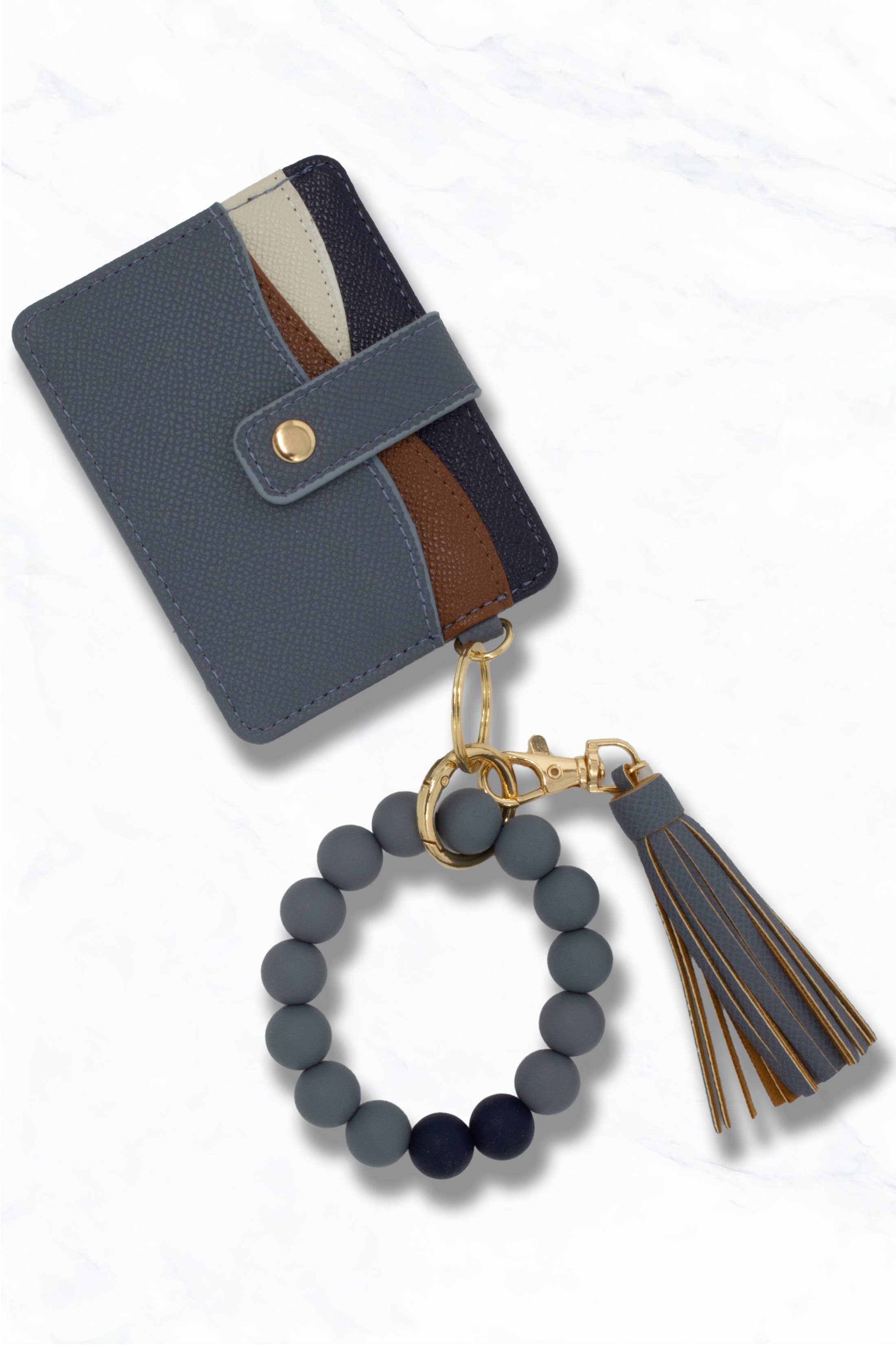 Suzie Q USA - Vente Porte-cartes – femme - Porte-cartes en simili cuir avec porte-clés9