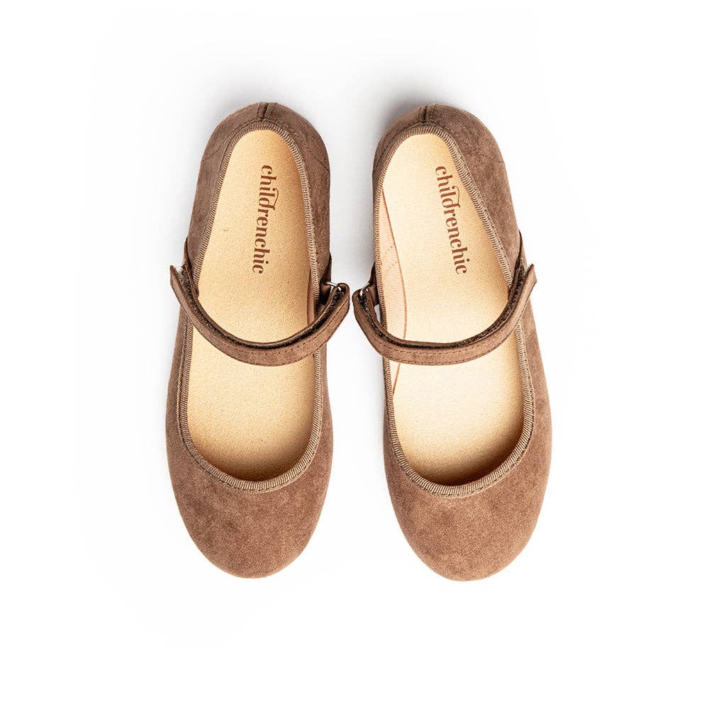 Childrenchic Inc - Vente Ballerines/mocassins – enfant - Rania Taupe2