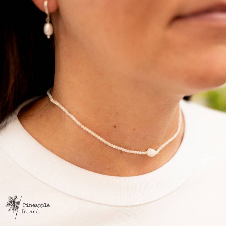 Pineapple Island - Wholesale Beaded/Pearl Necklace - Melati Beaded Necklace, by Pineapple Island, Giada Collection