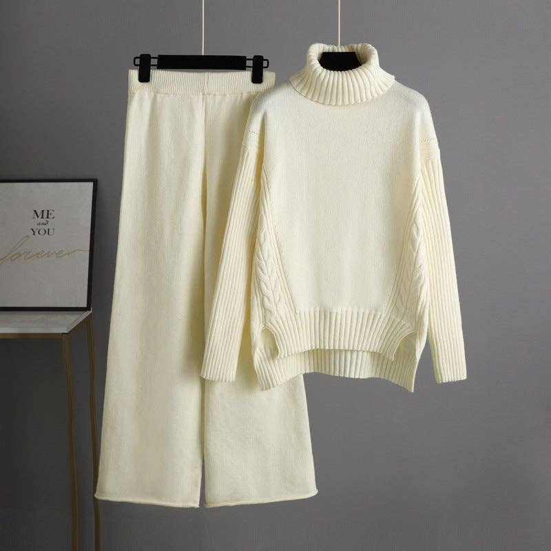 Marayn - Wholesale Lounge Set - Women's - Cozy Chic Knit Set FallWinter Fashion1