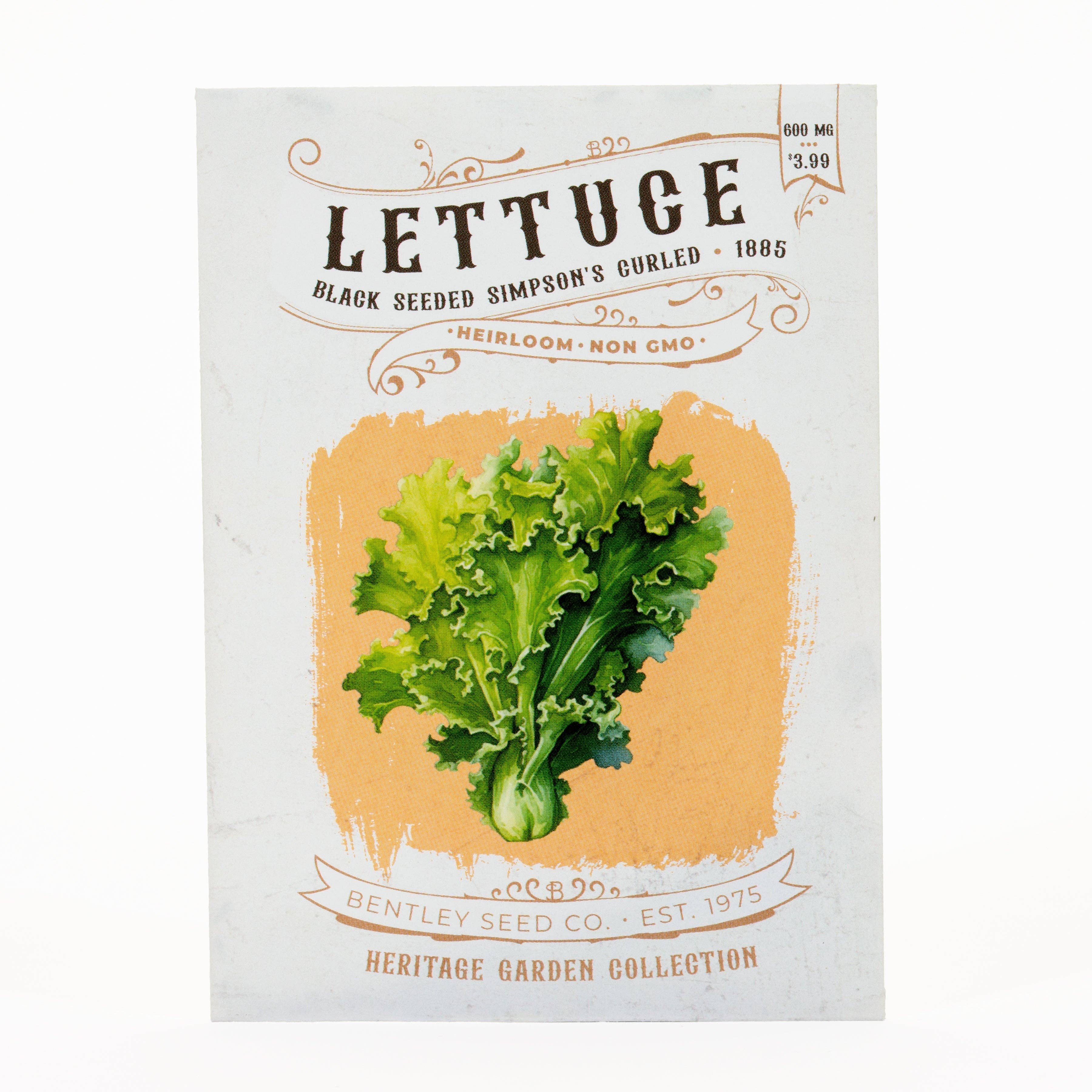 Bentley Seed Co. - Wholesale Retailer Display - Home & Living - 250 Piece Heritage Heirloom Vegetable Seed Packet Retail POS5