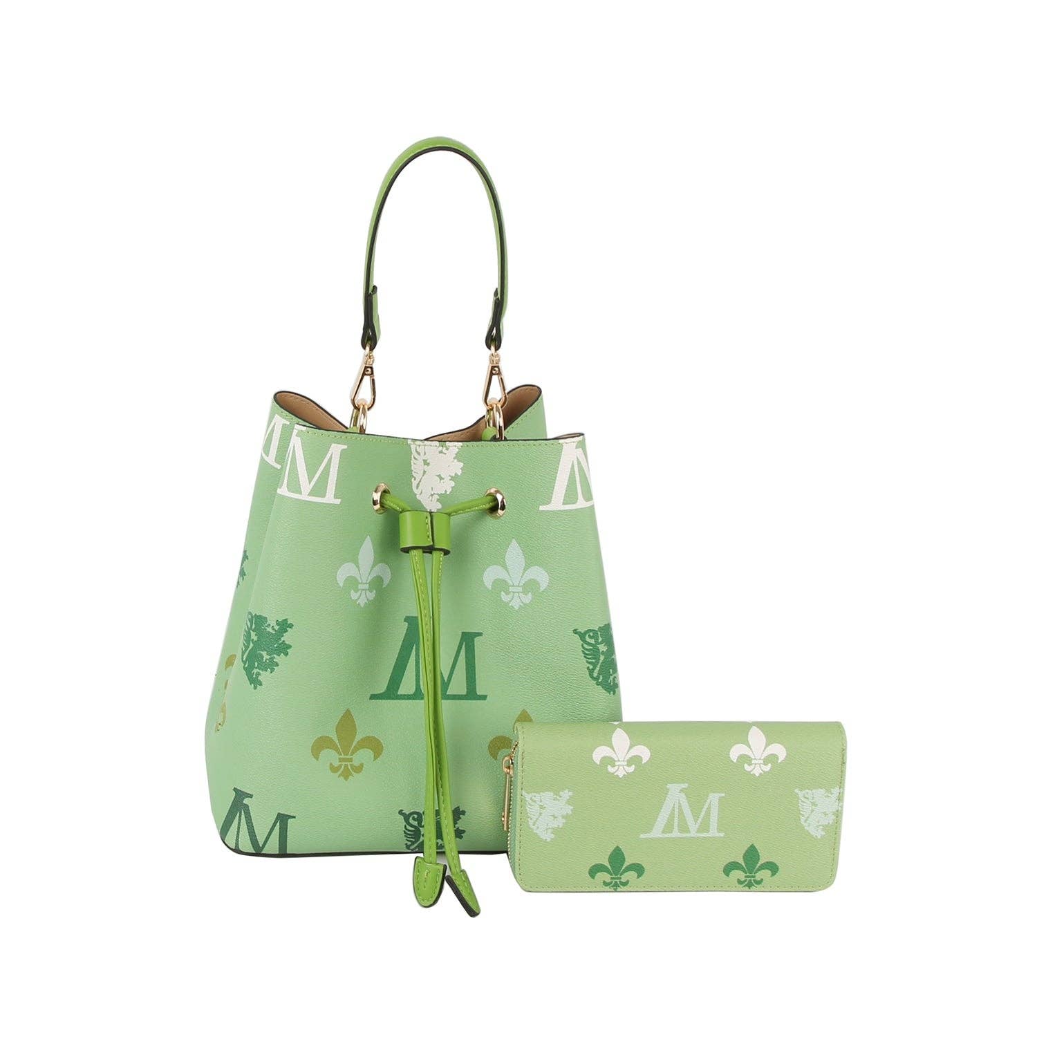 Handbag Factory Corp - Wholesale Top Handle Bag - Women's - 2 in 1 medium monogram bucket bag with matching purse7