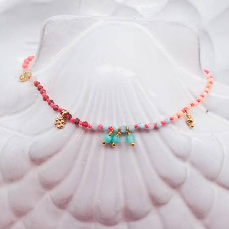 Bracciale Rio Cubes in quarzo blu London per la vendita all'ingrosso da parte di by Johanne