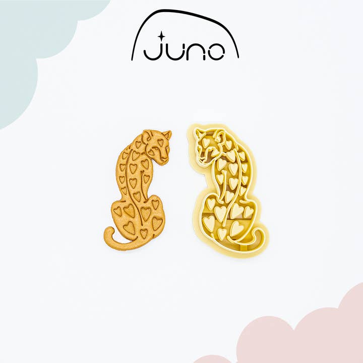 Love Panther Body Printed Clay, Polymer Clay, Cookie Cutter for wholesale by Juno 3D