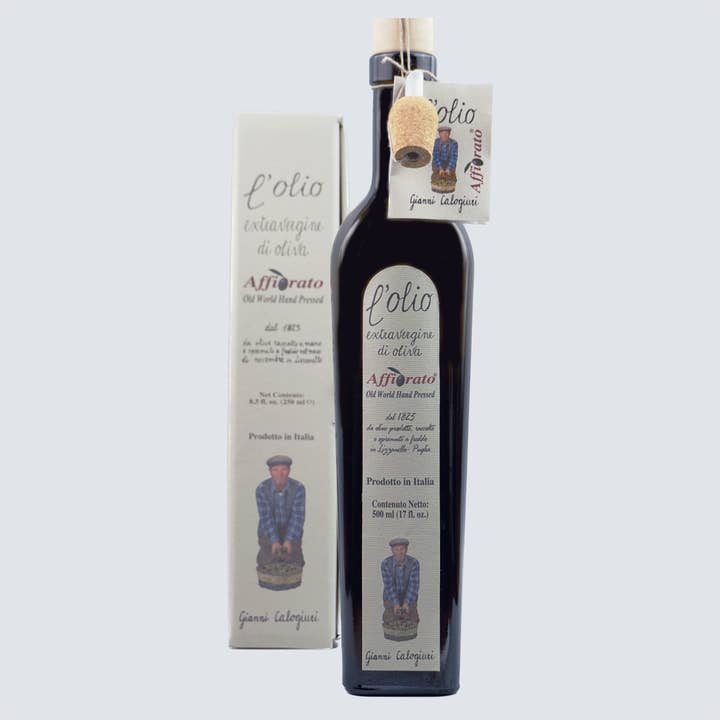 Vincotto Balsamico Gianni Calogiuri Azienda Agricola – wholesale Olive oil – “Affiorato” Extra Virgin Olive Oil with box