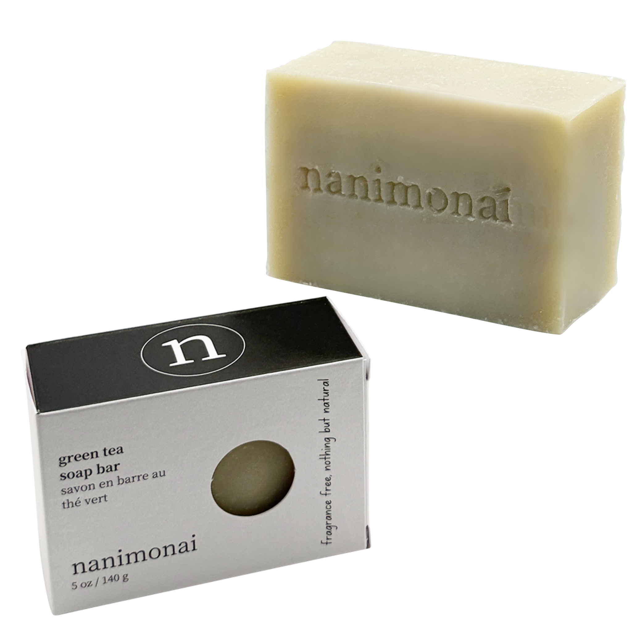 Nanimonai Skincare - Vente Pains de savon - Barre de savon au thé vert6